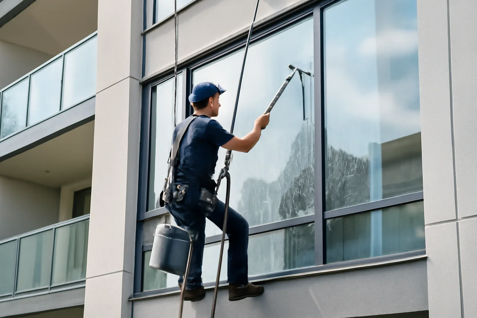 condo & apartment window cleaning at a Regina property