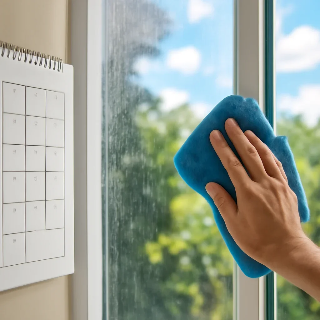 Support detail for how often to clean your windows