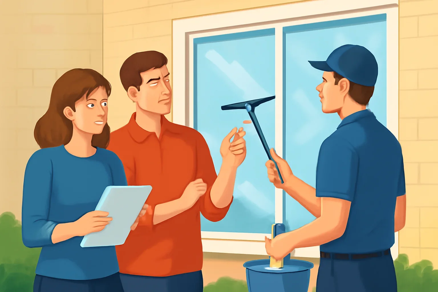 how to choose a window cleaning company illustration