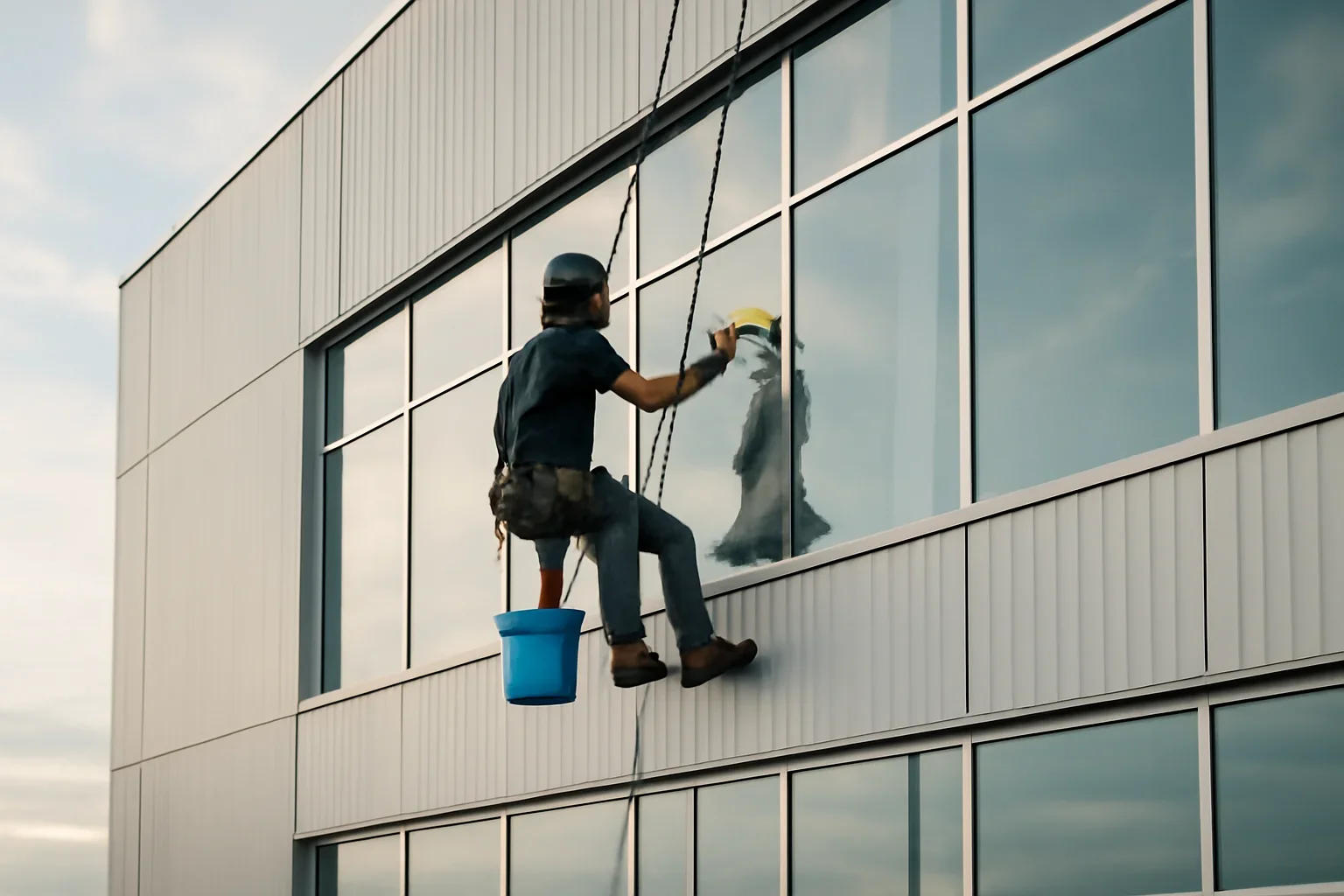 window cleaning for industrial facilities