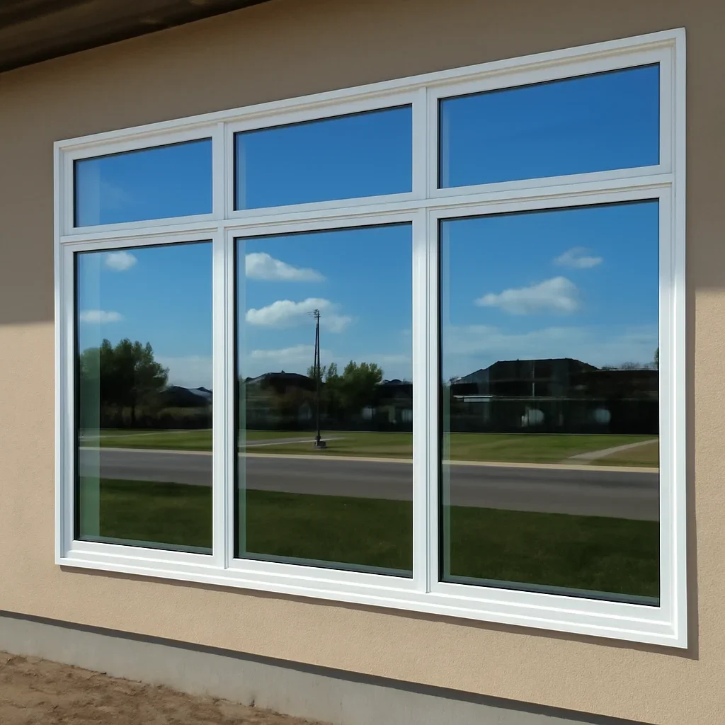Finished glass at a property in Pilot Butte