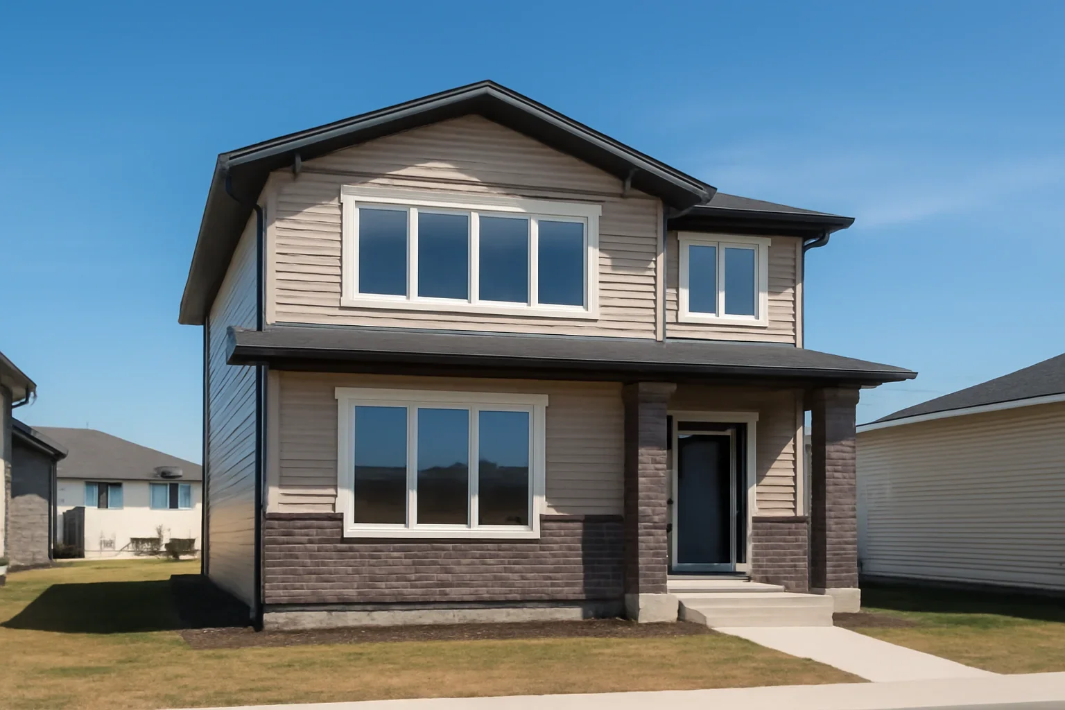 Property in Pilot Butte with clean windows
