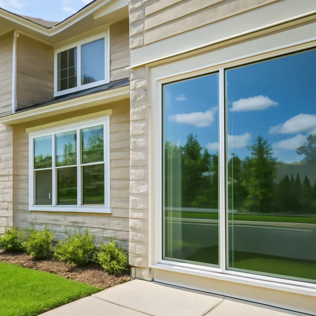 Home and business windows ready for scheduled cleaning