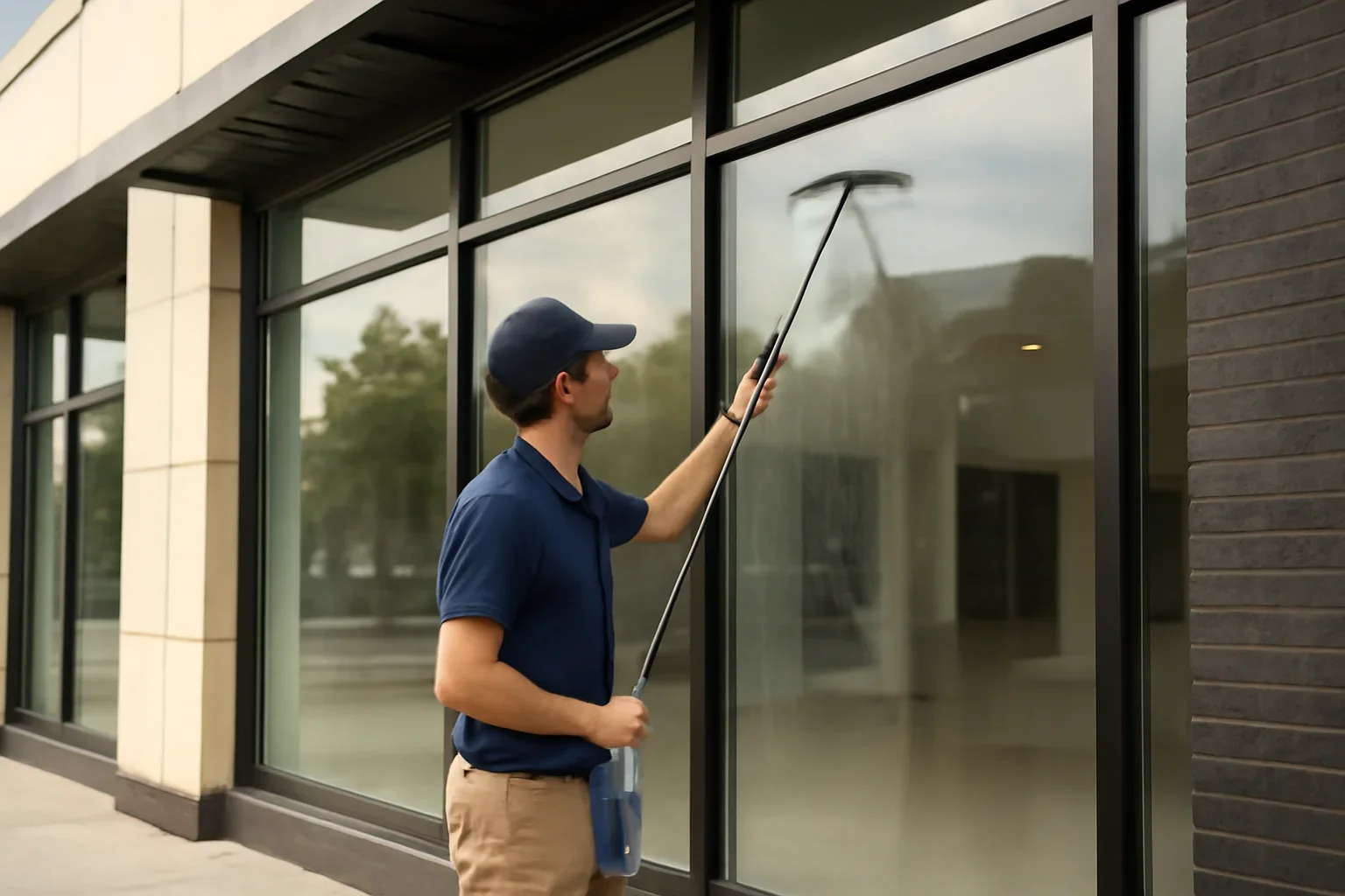 window cleaning for retail storefronts
