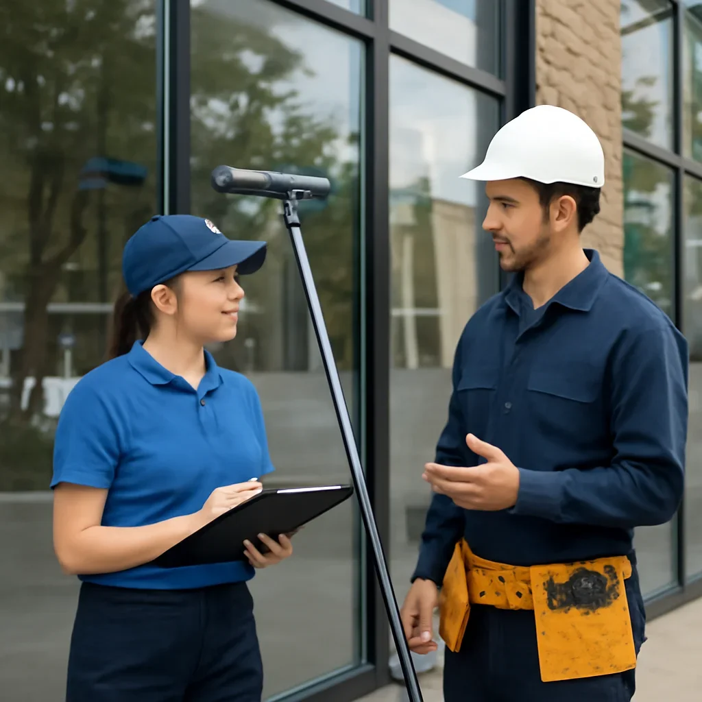 Service considerations for window cleaning for retail storefronts