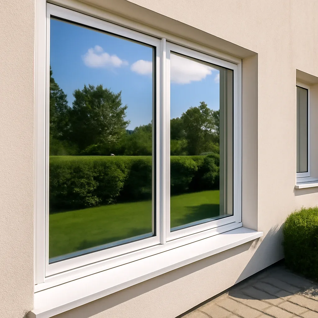 Clear windows after window cleaning maintenance plans