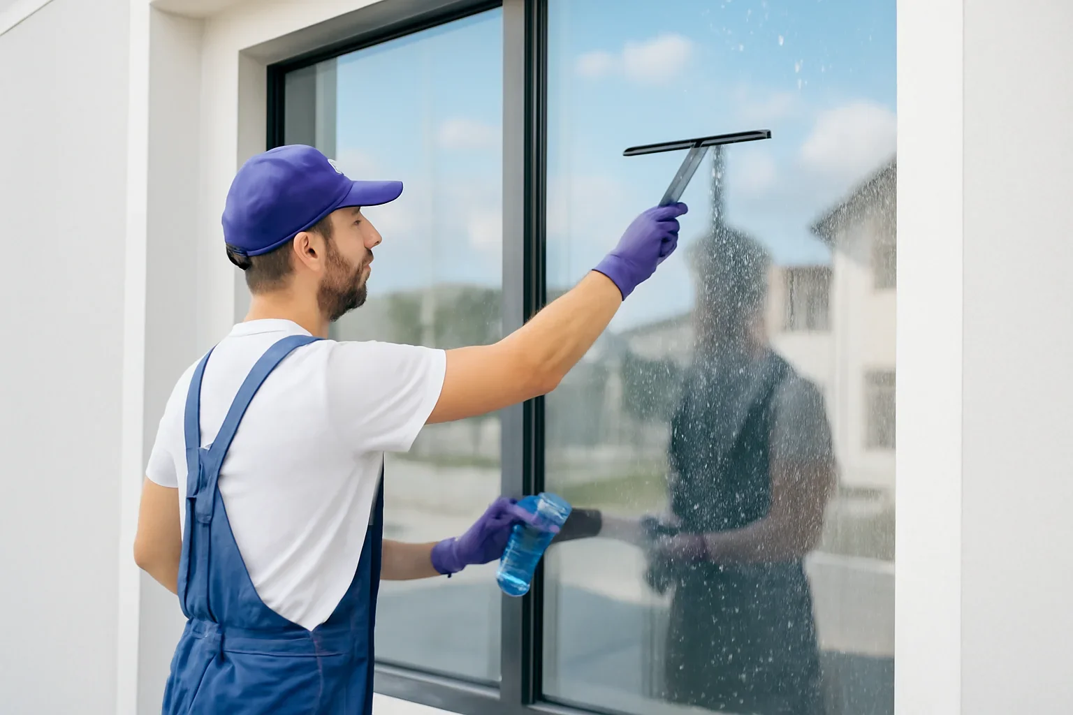 window cleaning maintenance plans at a Regina property